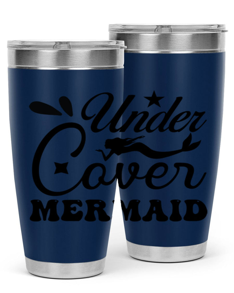 Under cover mermaid 646#- mermaid- Tumbler