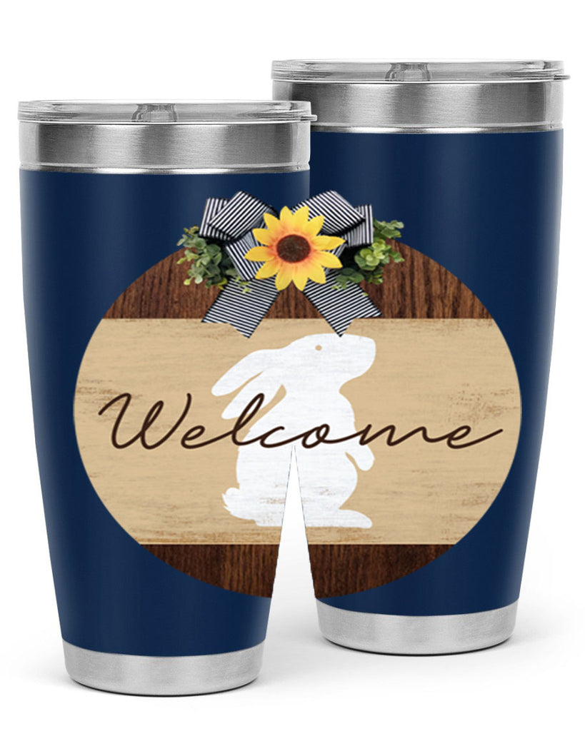 Welcome Bunny Mockup568#- spring- Tumbler