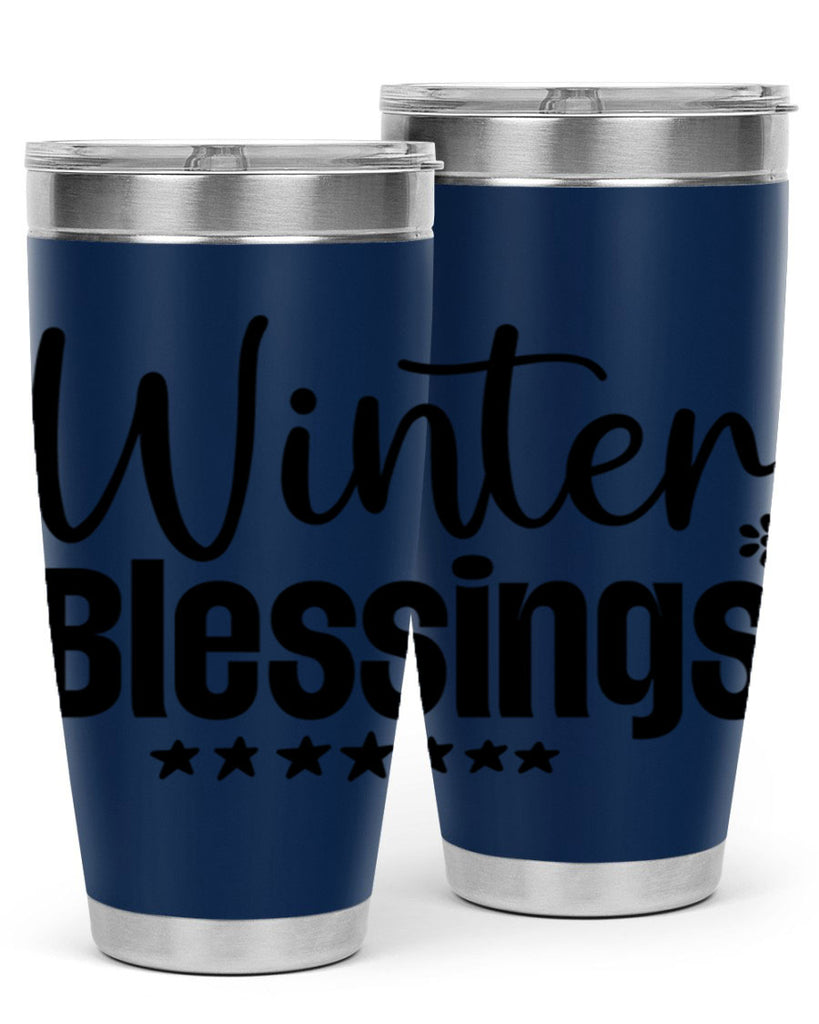 Winter Blessings497#- winter- Tumbler