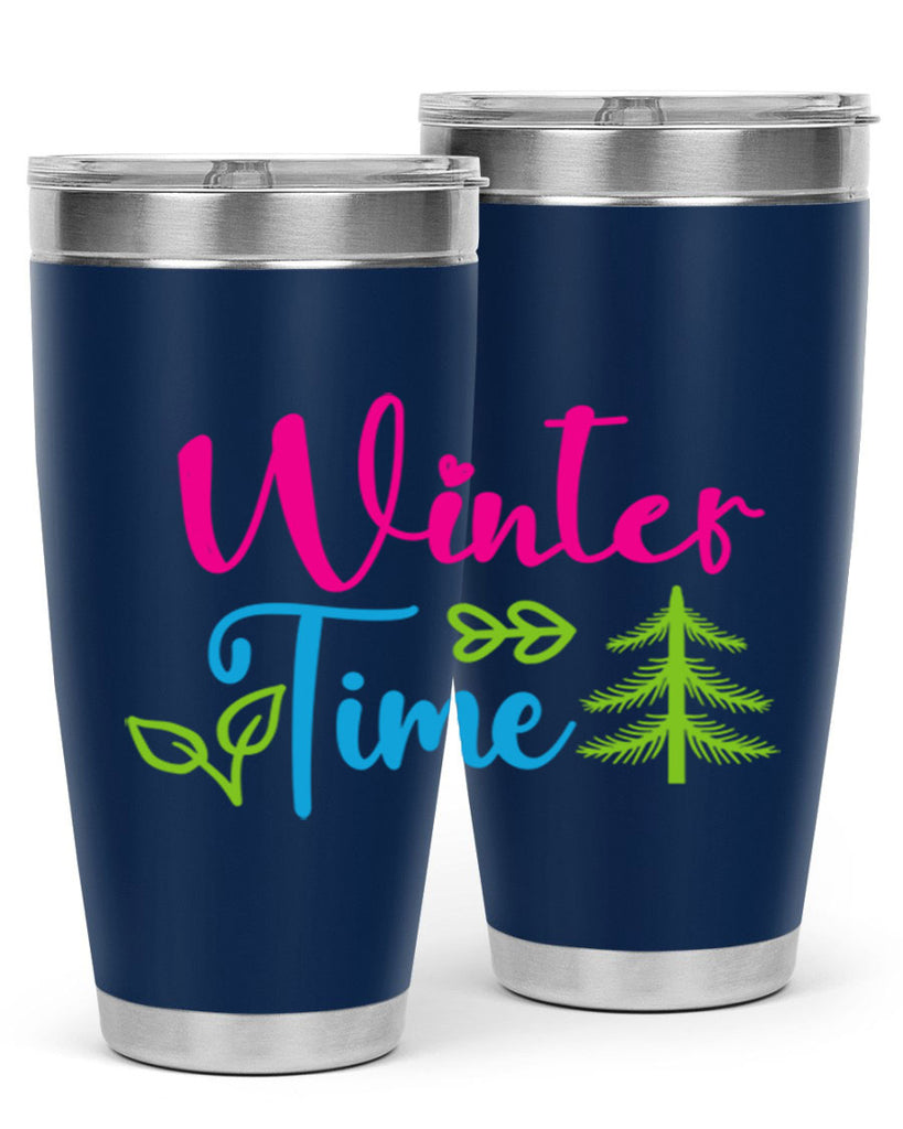 Winter Time 528#- winter- Tumbler