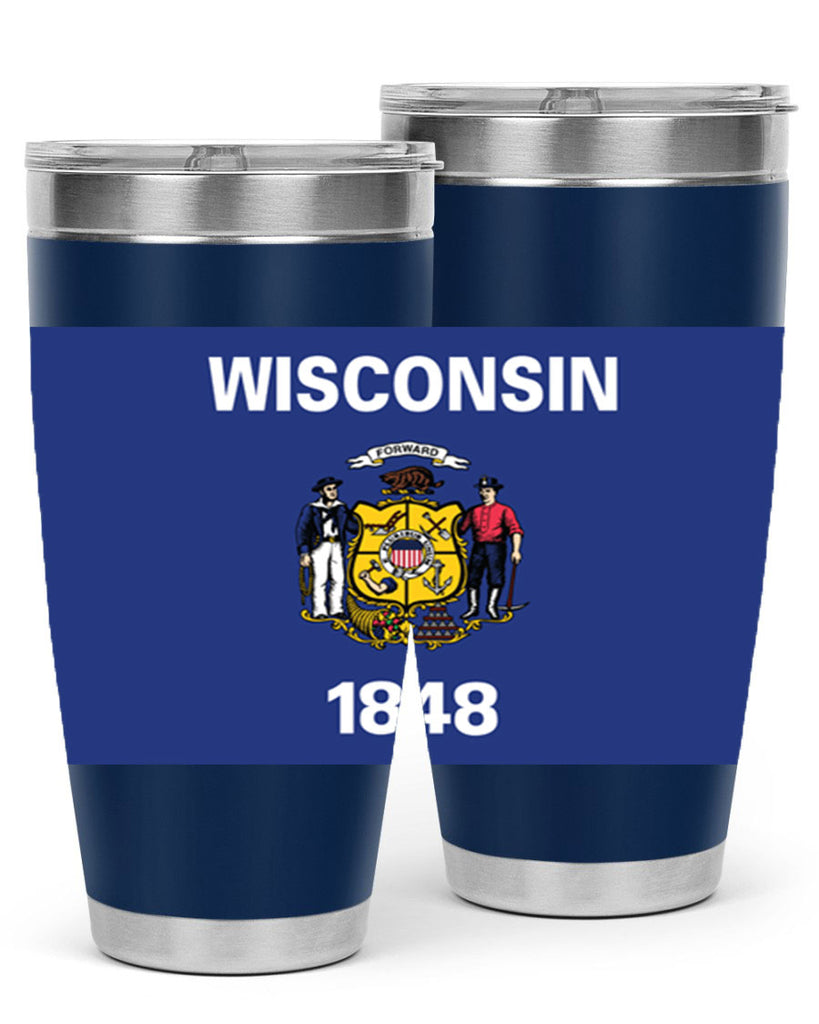 Wisconsin 2#- stateflags- Tumbler