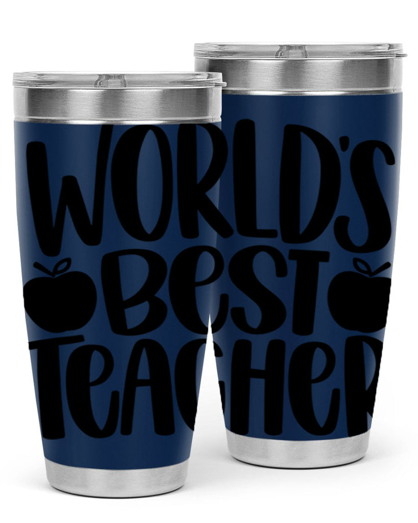 Worlds Best Teacher Style 28#- teacher- tumbler