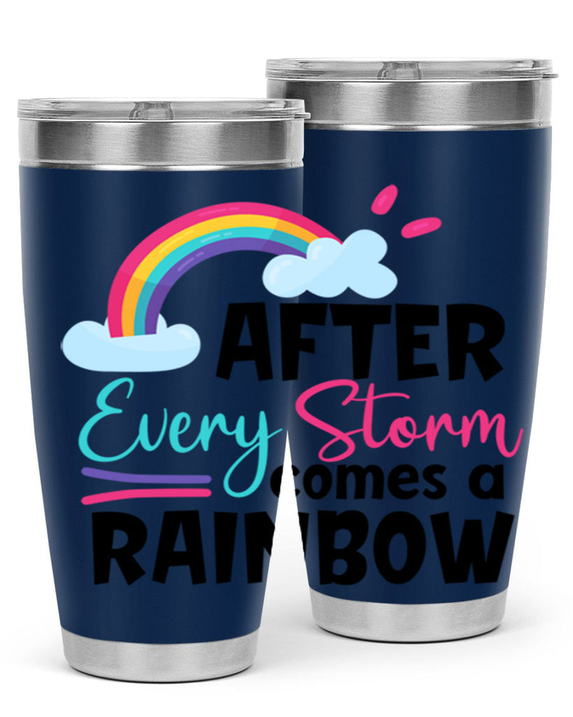 after every storm comes a rainbow Style 291#- baby- tumbler