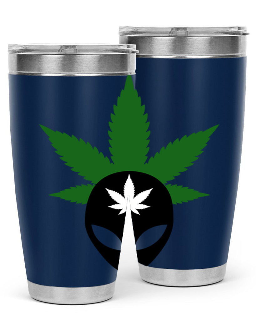 alien cannabis 11#- marijuana- Tumbler