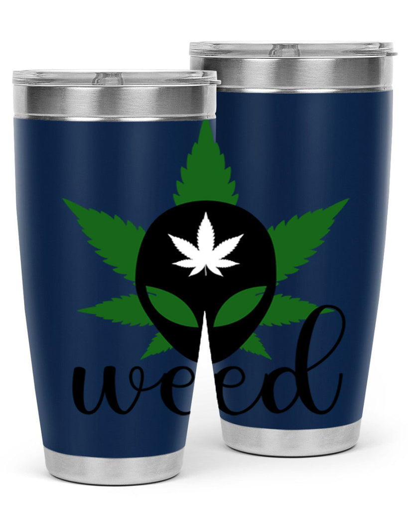 alien weed 12#- marijuana- Tumbler