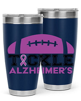 alzheimers awareness style 110#- alzheimers- Tumbler