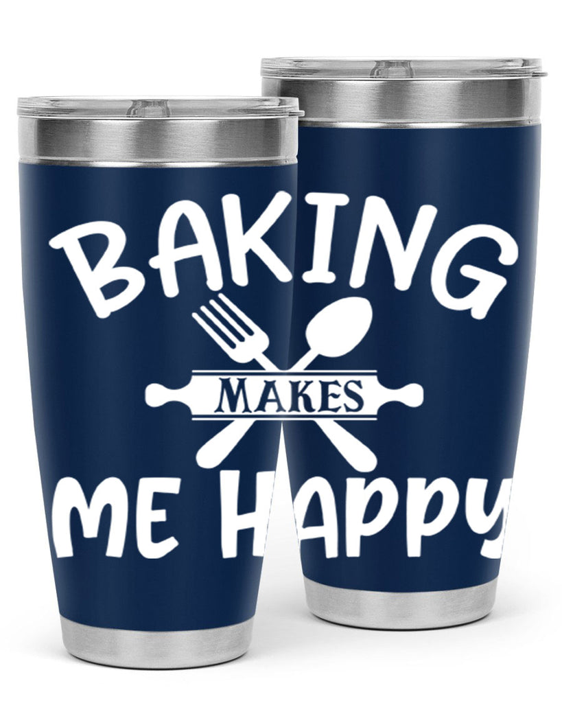 baking makes me happy 54#- kitchen- Tumbler