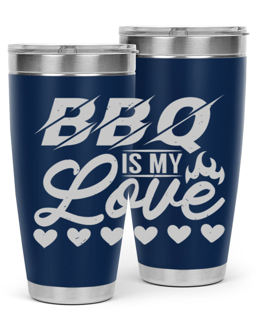 bbq is my love 17#- bbq- Tumbler