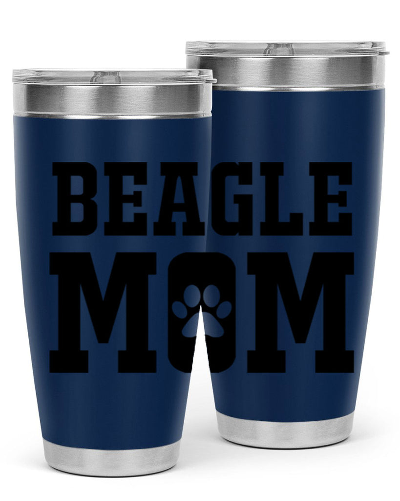 beagle mom 215#- mom- Tumbler