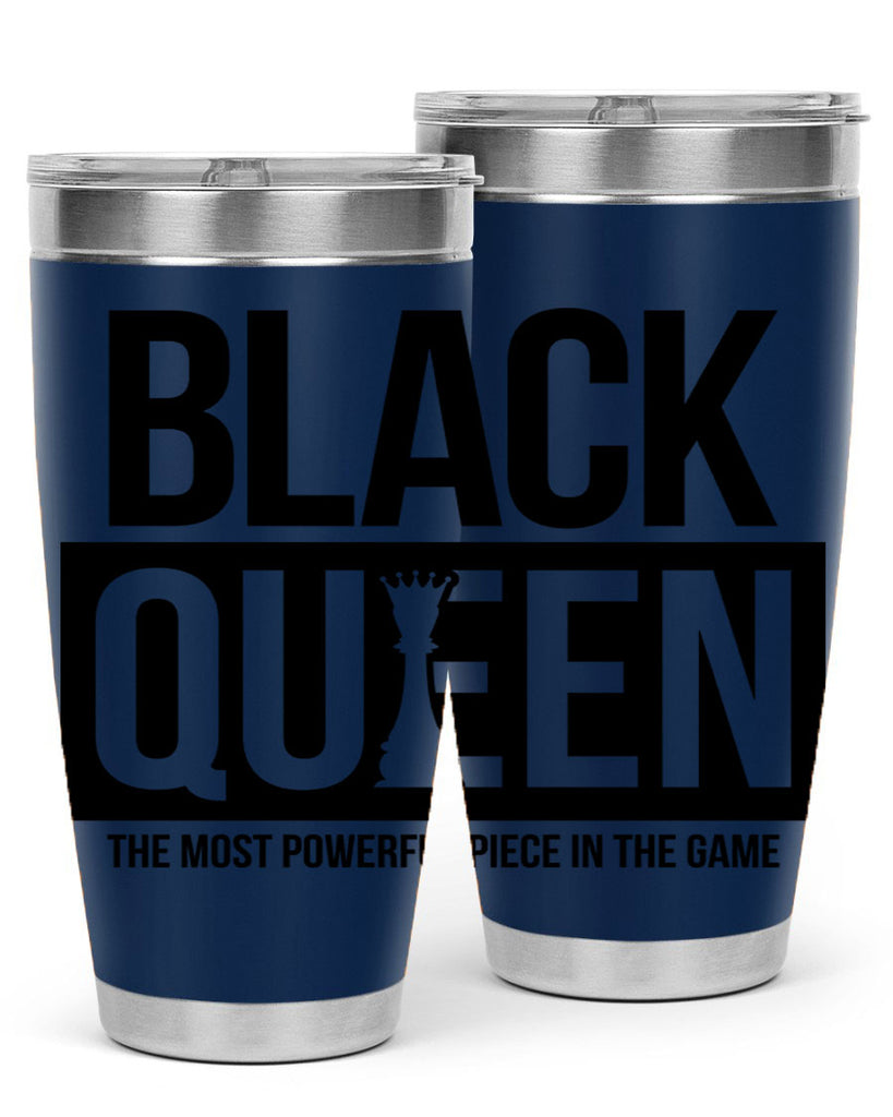 black queen chess 224#- black words phrases- Cotton Tank