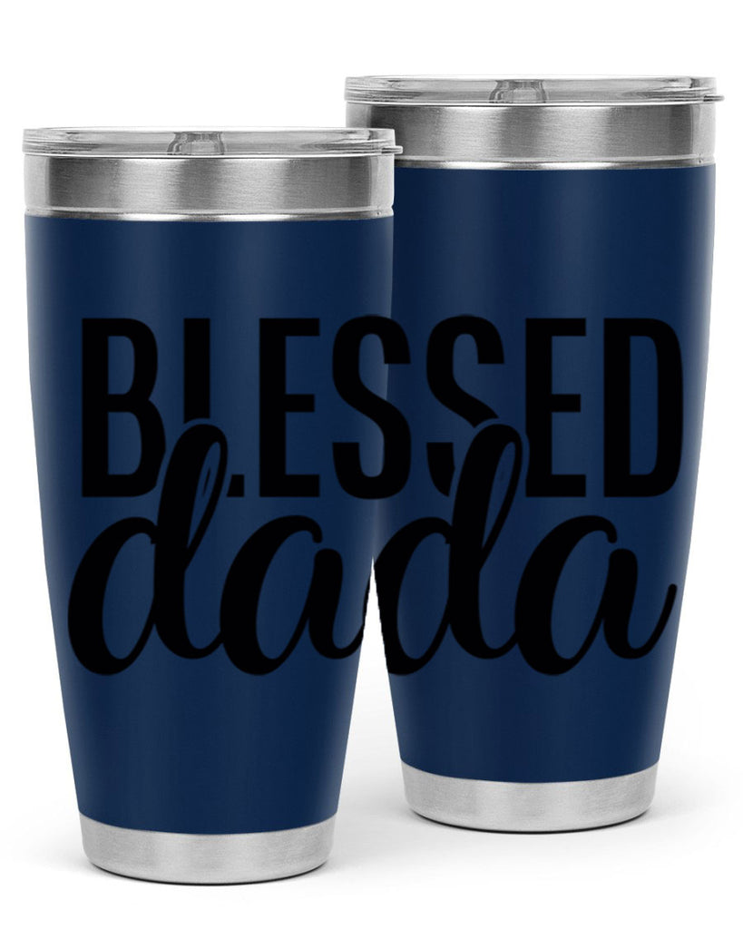 blessed dada 34#- dad- Tumbler