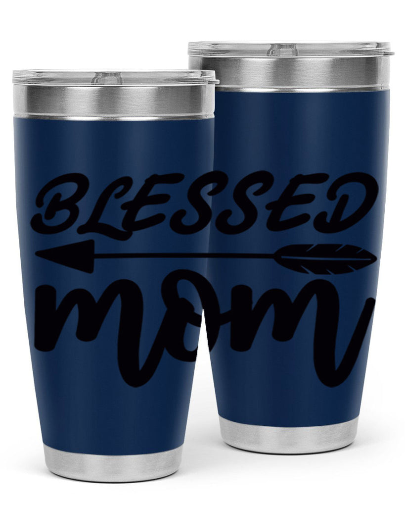 blessed mom 270#- mom- Tumbler