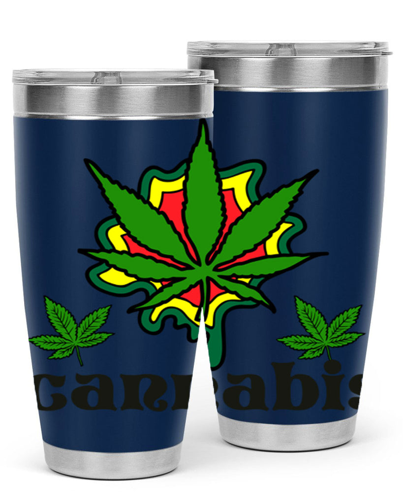 cannabis a 39#- marijuana- Tumbler