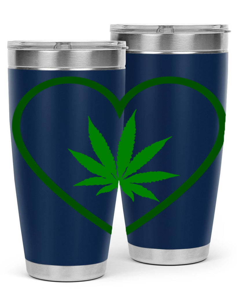 cannabis art 42#- marijuana- Tumbler