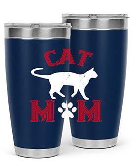cat mom Style 35#- cat- Tumbler