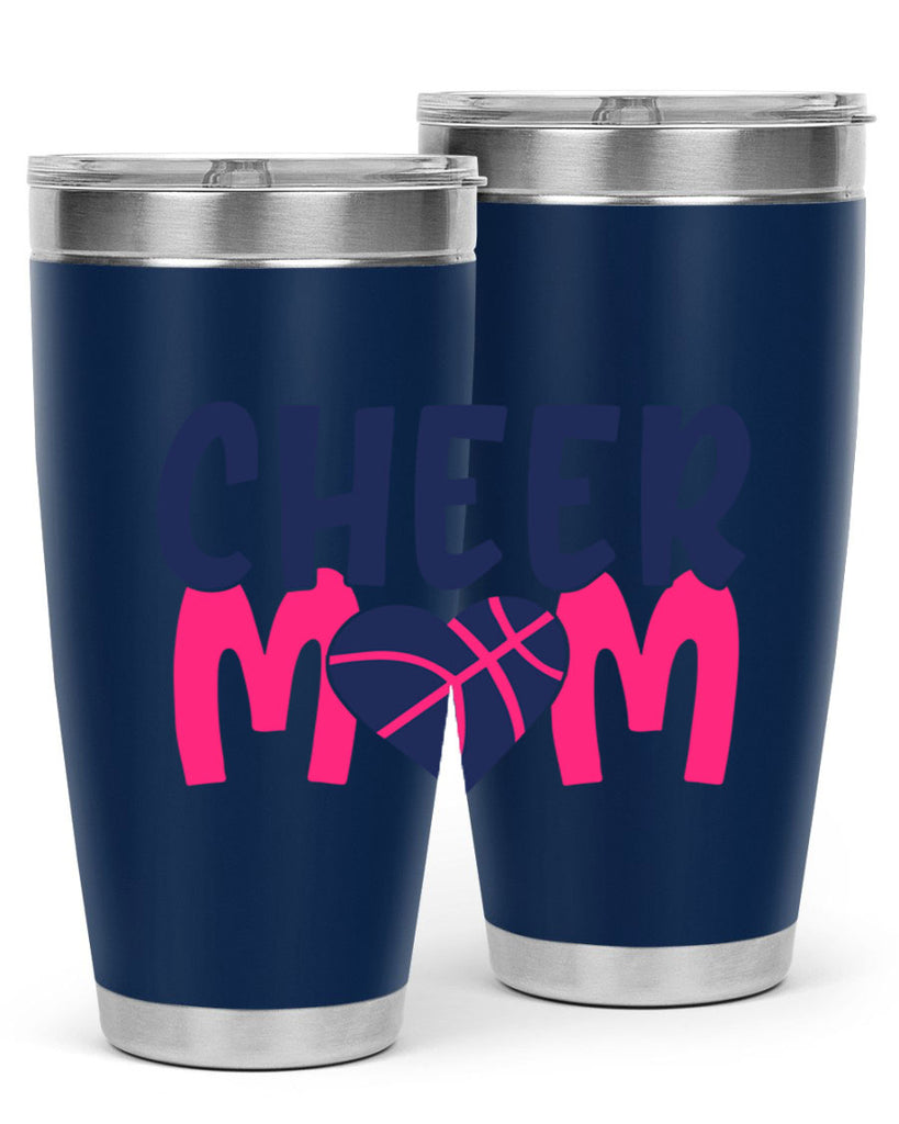 cheer mom 1746#- cheer- Tumbler