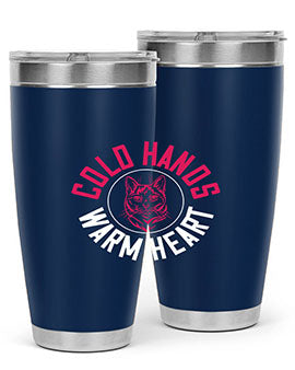cold hands warm heart Style 42#- cat- Tumbler