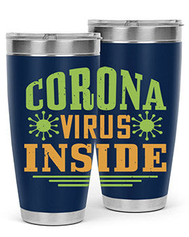 coronavirus inside Style 2#- corona virus- Cotton Tank