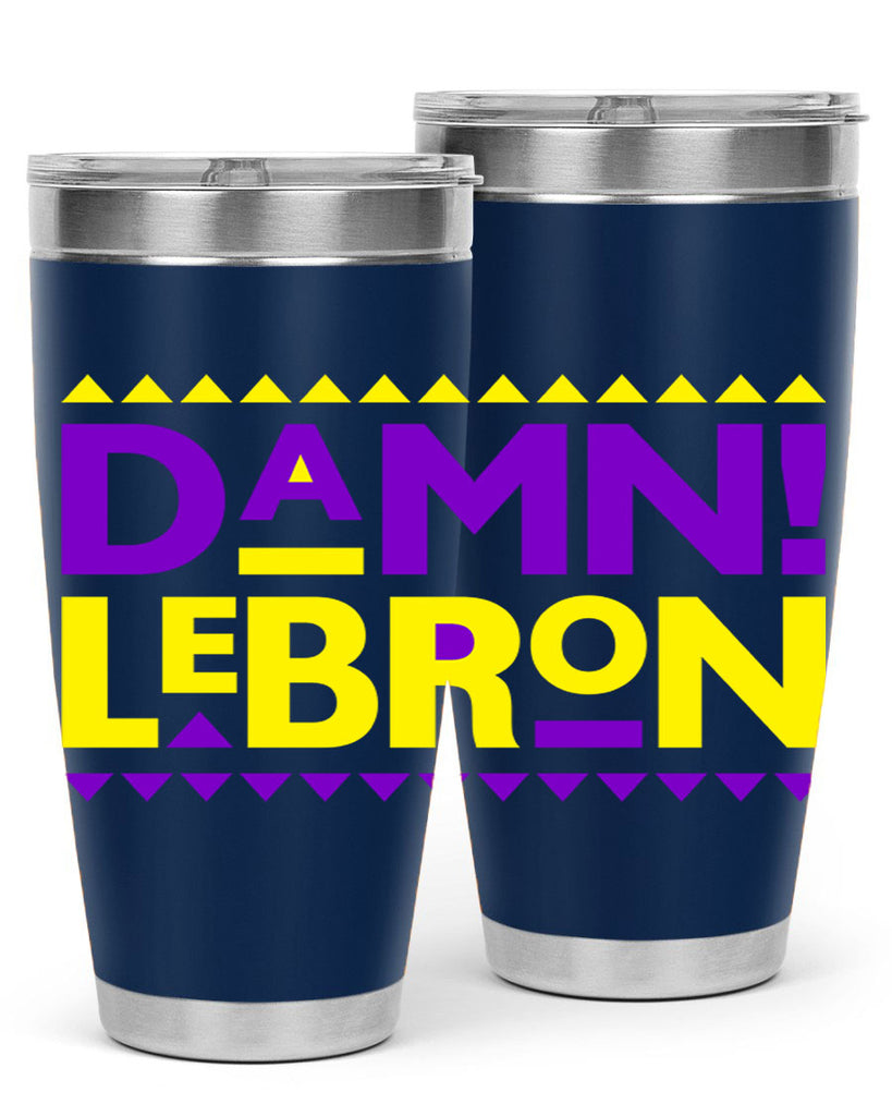 damn lebron 177#- black words phrases- Cotton Tank
