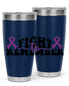 fight to remember 144#- alzheimers- Tumbler