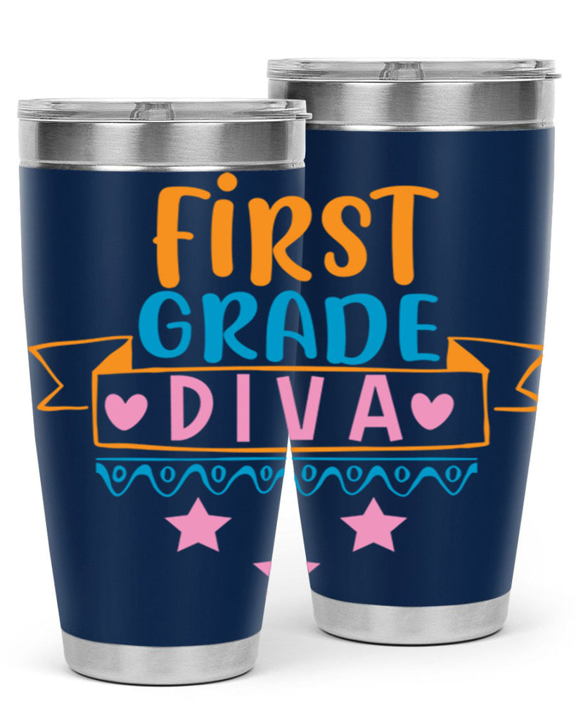 first grade diva 23#- 1st grade- Tumbler