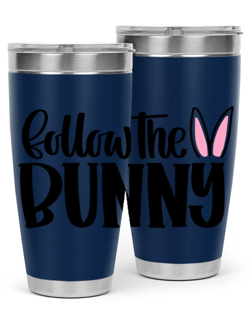 follow the bunny 44#- easter- Tumbler