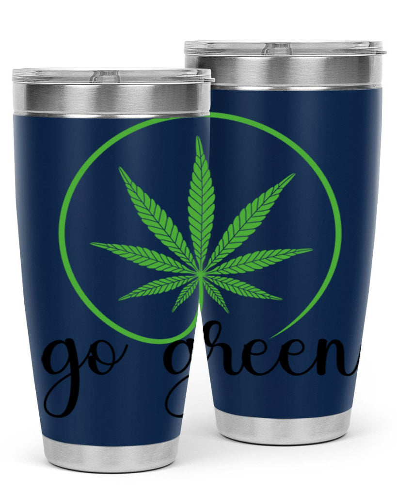 go green cannabis 92#- marijuana- Tumbler