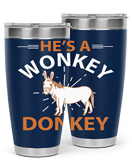 he’s a wonky donkey Style 4#- donkey- Tumbler