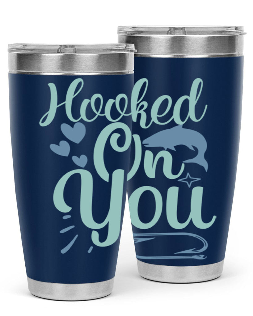 hooked on you 215#- fishing- Tumbler