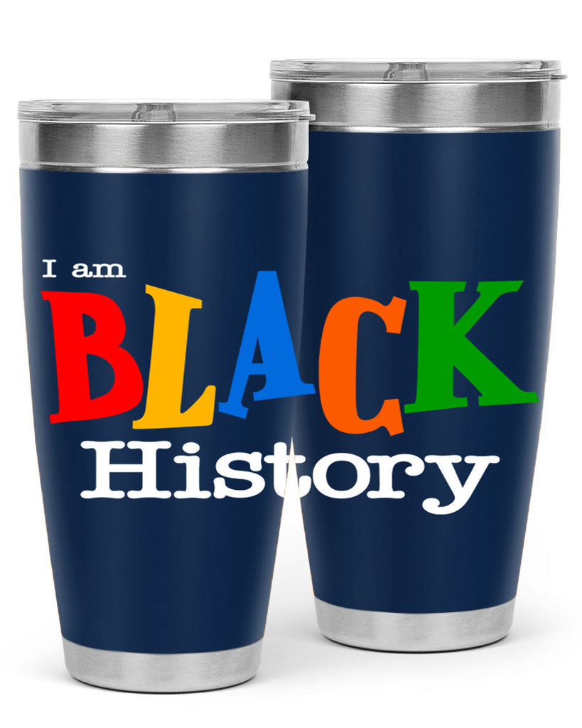 i am black  history 117#- black words phrases- Cotton Tank