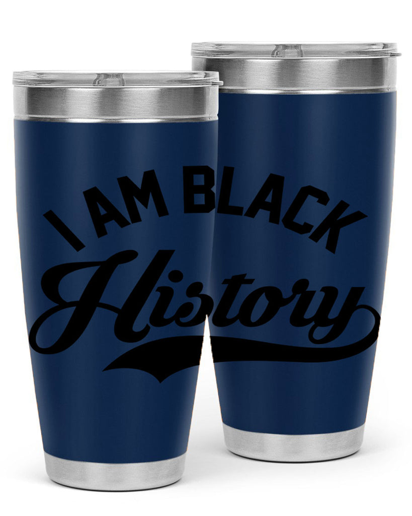 i am black  history 118#- black words phrases- Cotton Tank