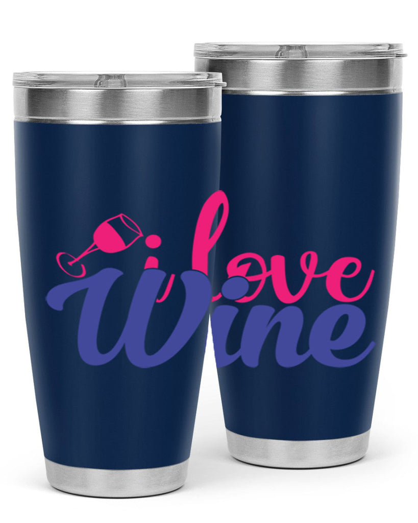 i love wine 402#- mom- Tumbler