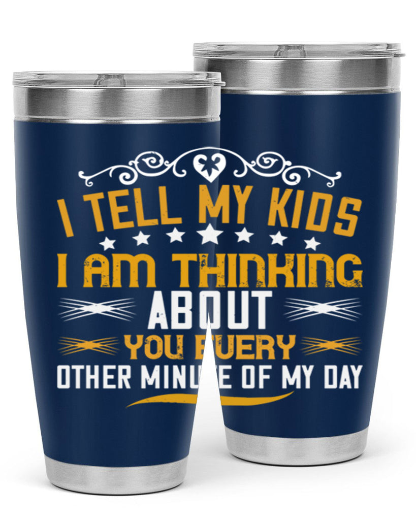 i tell my kids 151#- mom- Tumbler