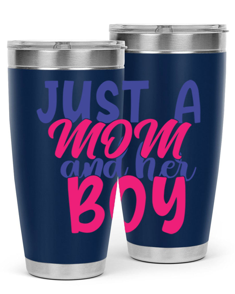 just a mom and her boy 392#- mom- Tumbler