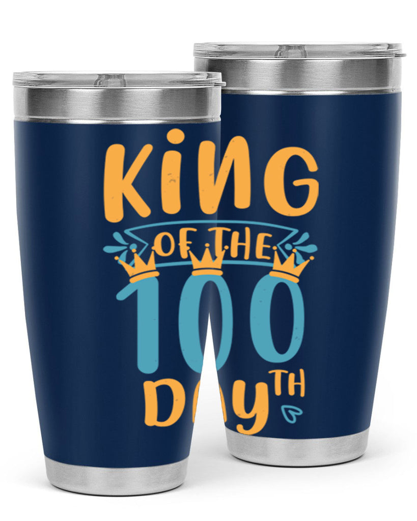 king of the th day 3#- 100 days of school- Tumbler