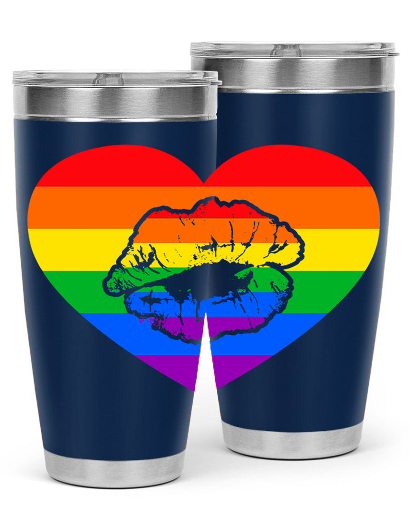 lgbt rainbow cool lip lgbt 96#- lgbt- Tumbler