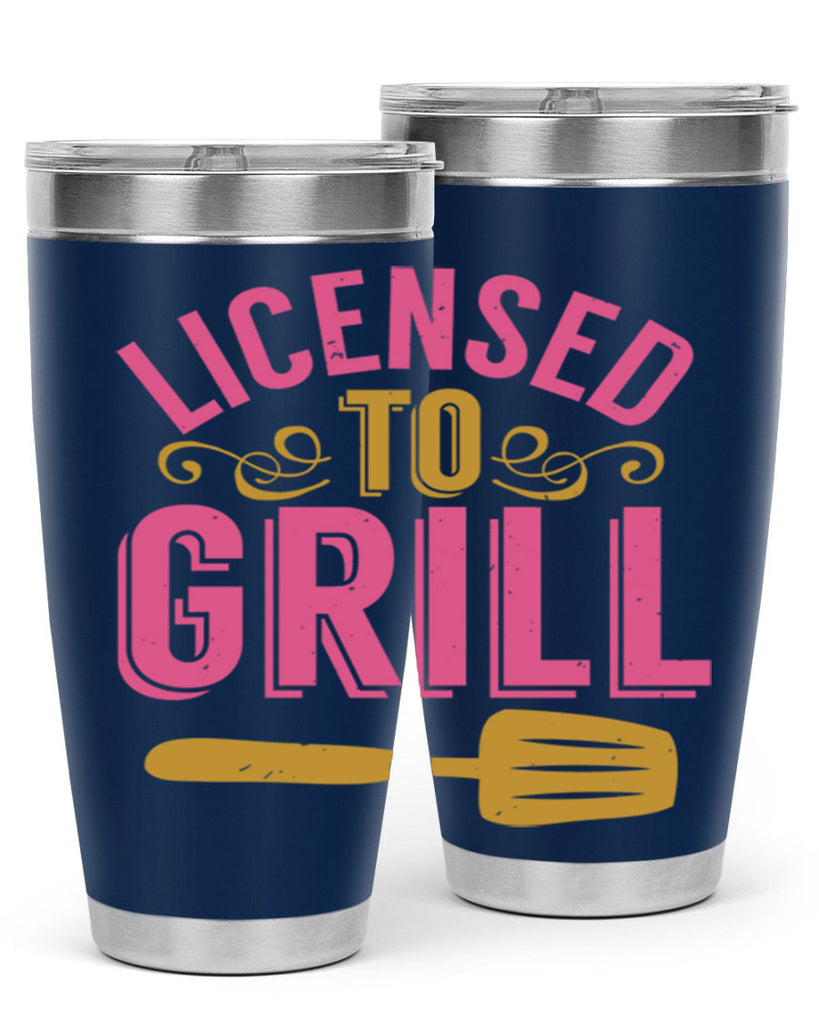 licensed to grill 24#- bbq- Tumbler