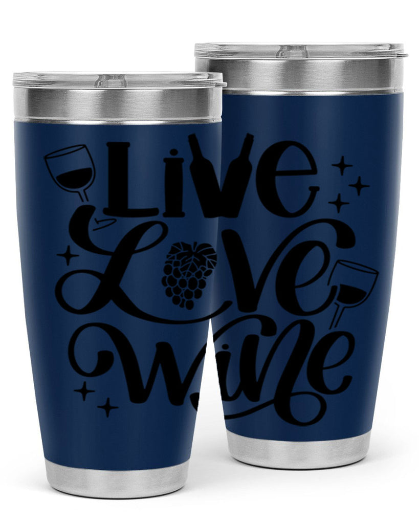 live love wine 43#- wine- Tumbler