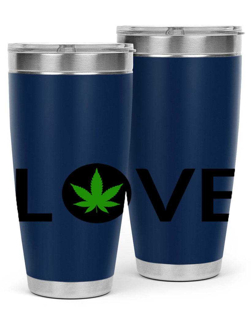 love cannabis 189#- marijuana- Tumbler