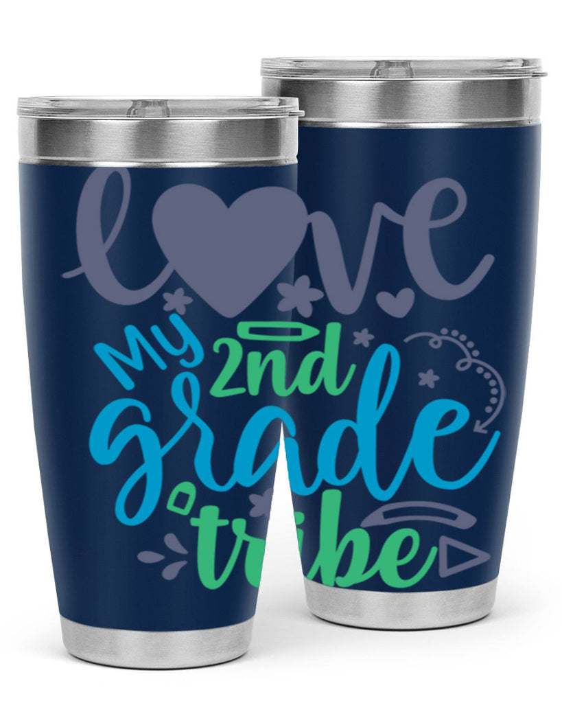 love my 2nd grade tribe 9#- second grade- Tumbler