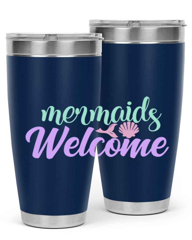 mermaids welcome 6#- mermaid- Tumbler