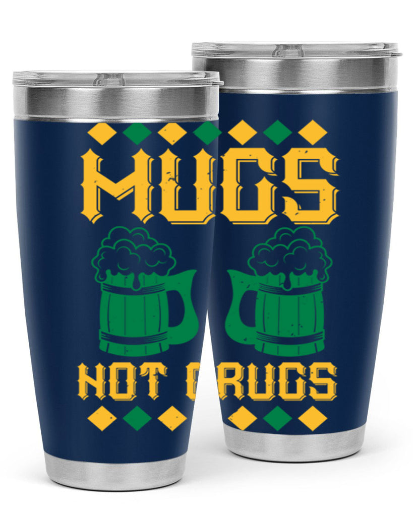 mugs not drugs 59#- beer- Tumbler