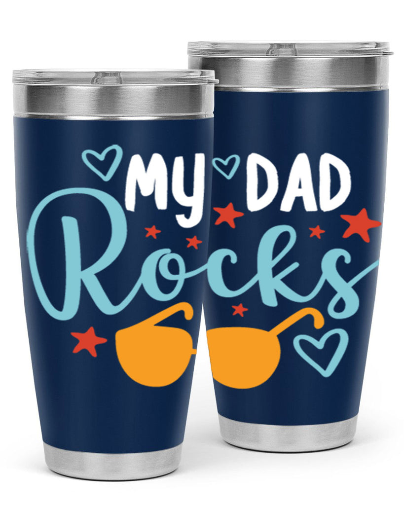 my dad rocks 83#- fathers day- Tumbler
