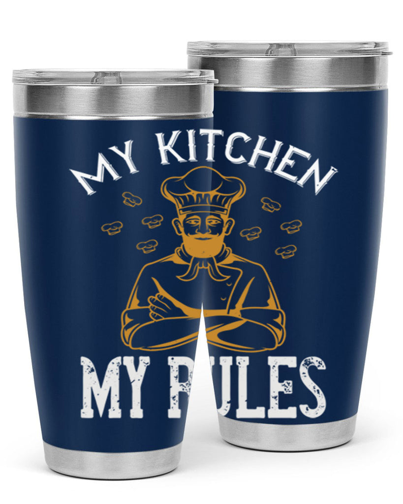 my kitchen my rules 15#- cooking- Tumbler