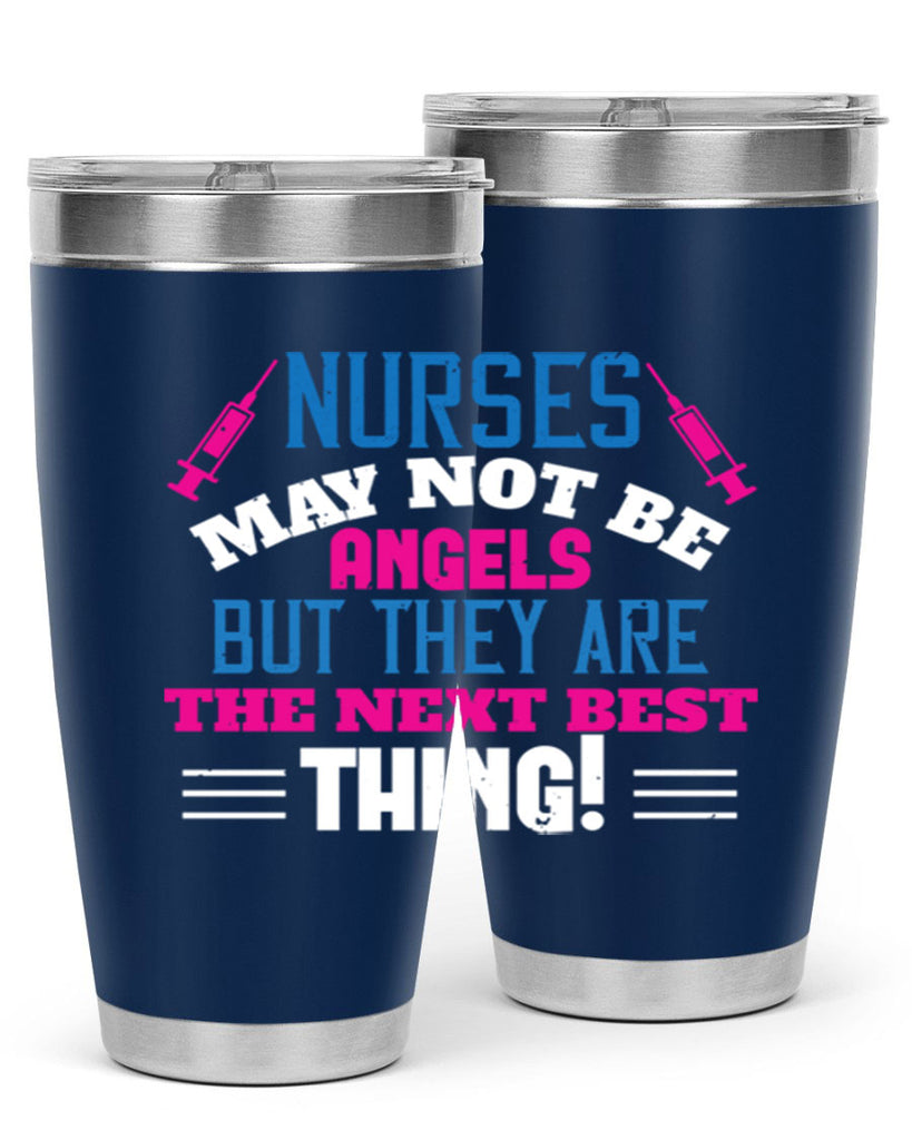 nurse may not be angels Style 279#- nurse- tumbler