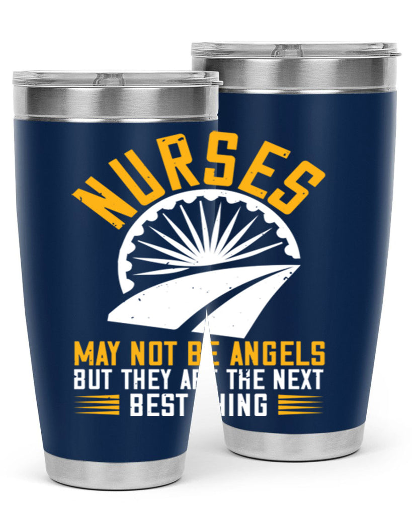 nurses may not be angels Style 265#- nurse- tumbler