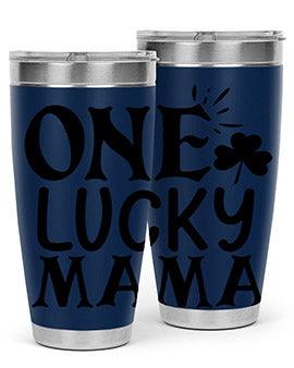 one lucky mama Style 34#- autism- Tumbler