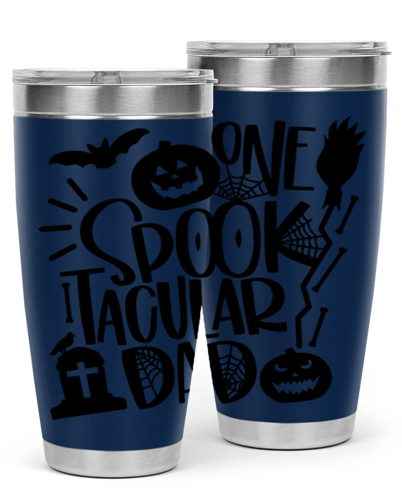 one spooktacular dad 37#- halloween- Tumbler