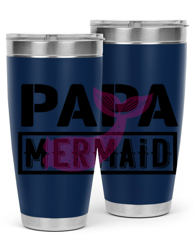 papa mermaid 533#- mermaid- Tumbler