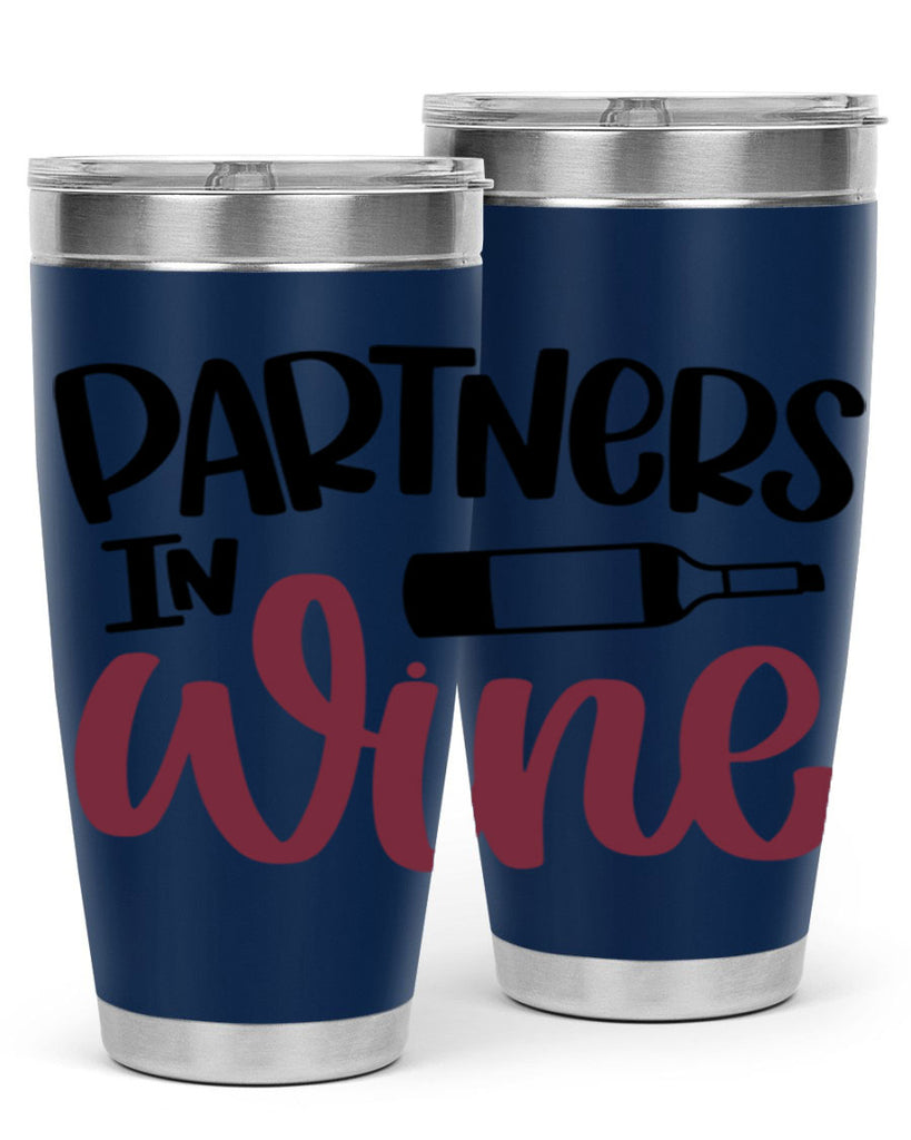 partners in wine 32#- wine- Tumbler